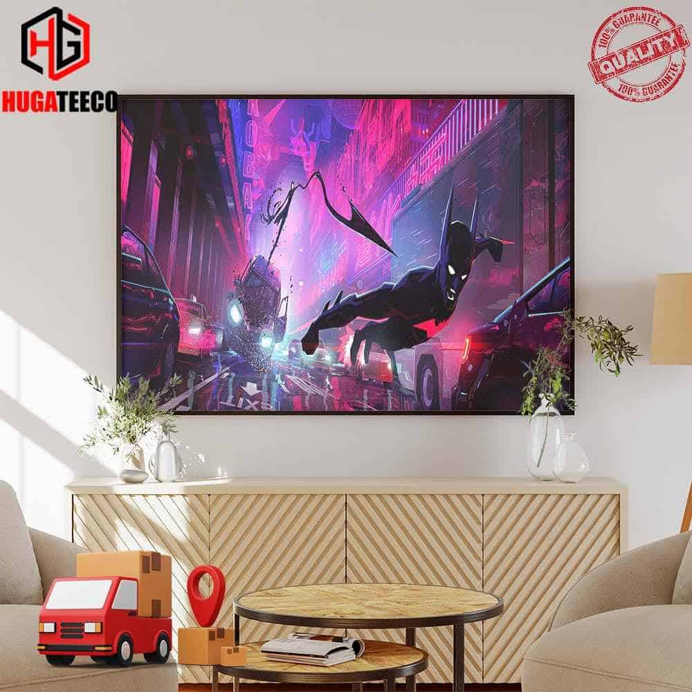 Batman Beyond Animated Film By Director Patrick Harpin And PD Yuhki Demers Across The Spider-Verse Poster Canvas
