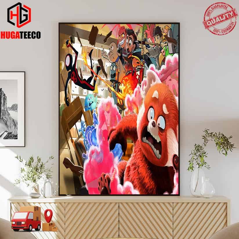 Best Feature-Best Animated Movie Goes to Spider-Man Across The Spider-Verse Poster Canvas