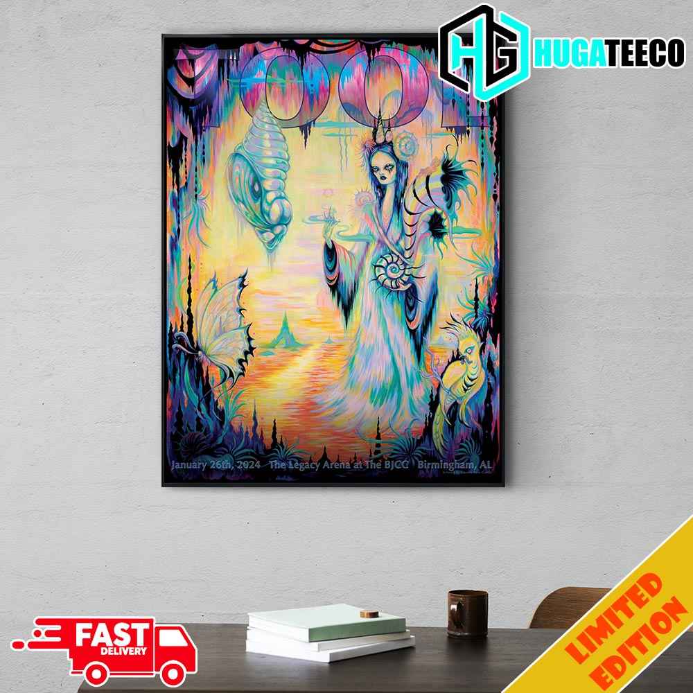 Birmingham AL Tonight At The Legacy Arena The BJCC With Be Hold The Elder TOOL effing TOOL Limited Merch Poster With Art From Camille Rose Garcia Home Decor Poster Canvas