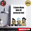 Blink-182 Competed For The First Time At The South American Pear Clpybrco On March Meme Poster Canvas