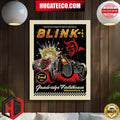 Blink-182 Join US For A Night Of Thrills And Spills Show In Indianapolis In Gainbridge Fieldhouse On August 2nd 2024 Poster Canvas