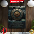 British Lion Tour 2024 With Tony Moore‚Äôs Awake Are Excited To Announce Their First Ever Tour Of Australia New Zealand Japan And The Us West Coast Schedule List Home Decor Poster Canvas