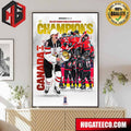 Canada Takes Back The Gold 2024 IIHF Womens World Championship Poster Canvas
