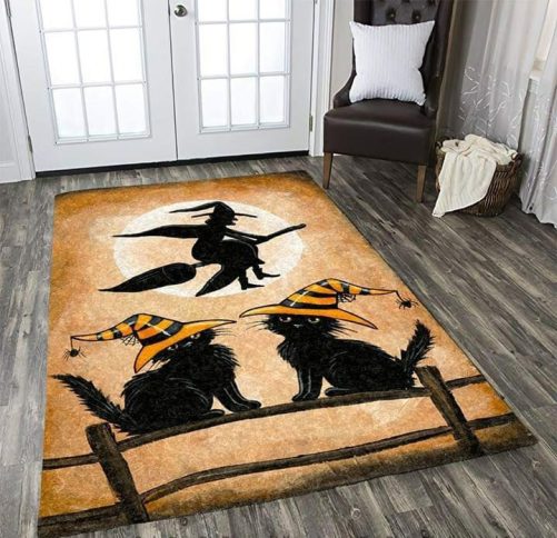 Cat Halloween Rug