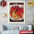 Celebrate Saxon And Uriah Heep Hell Fire And Chaos In Texas May 27-29-30-31 June 2 2024 Home Decor Poster Canvas