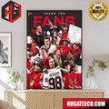 Chicago Blackhawks To The Best Fans In The League And All Of Your Support This Season Poster Canvas