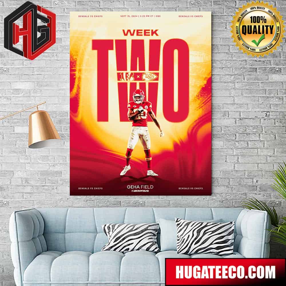 Cincinnati Bengals Vs Kansas City Chiefs NFL Sept 15 2024 Week Two Geha Field Home Decor Poster Canvas