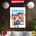 Congrats Carlos Alcaraz Champion Roland Garros 2024 The Championships Wimbledon Home Decor Poster Canvas