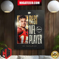 Congrats Patrick Mahomes II Qb1 Is Best NFL Player The Espys Home Decor Poster Canvas