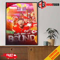 Congratulations AFC Championship Is Kansas City Chiefs And Heading To Super Bowl LVIII NFL Poster Canvas