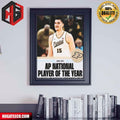 Congratulations to Zach Edey on being named AP National Player of the Year NCAA March Madness Poster Canvas