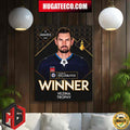 Connor Hellebuyck Winnipeg Jets NHL Is This Year‚Äôs Vezina Trophy Winner As The League‚Äôs Best Goaltender Home Decor Poster Canvas