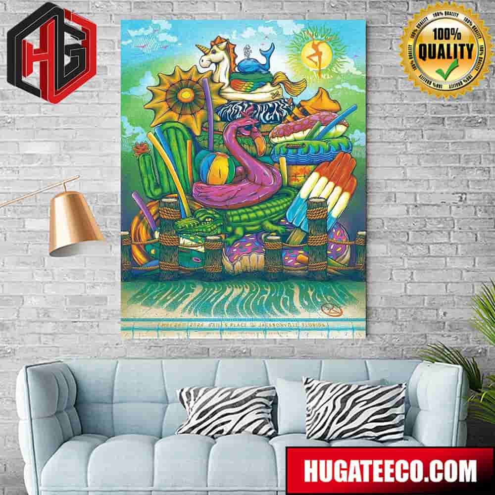 Dave Matthews Band For The First Night Show On May 28th In Daily S Place Jacksonville Florida Home Decor Poster Canvas