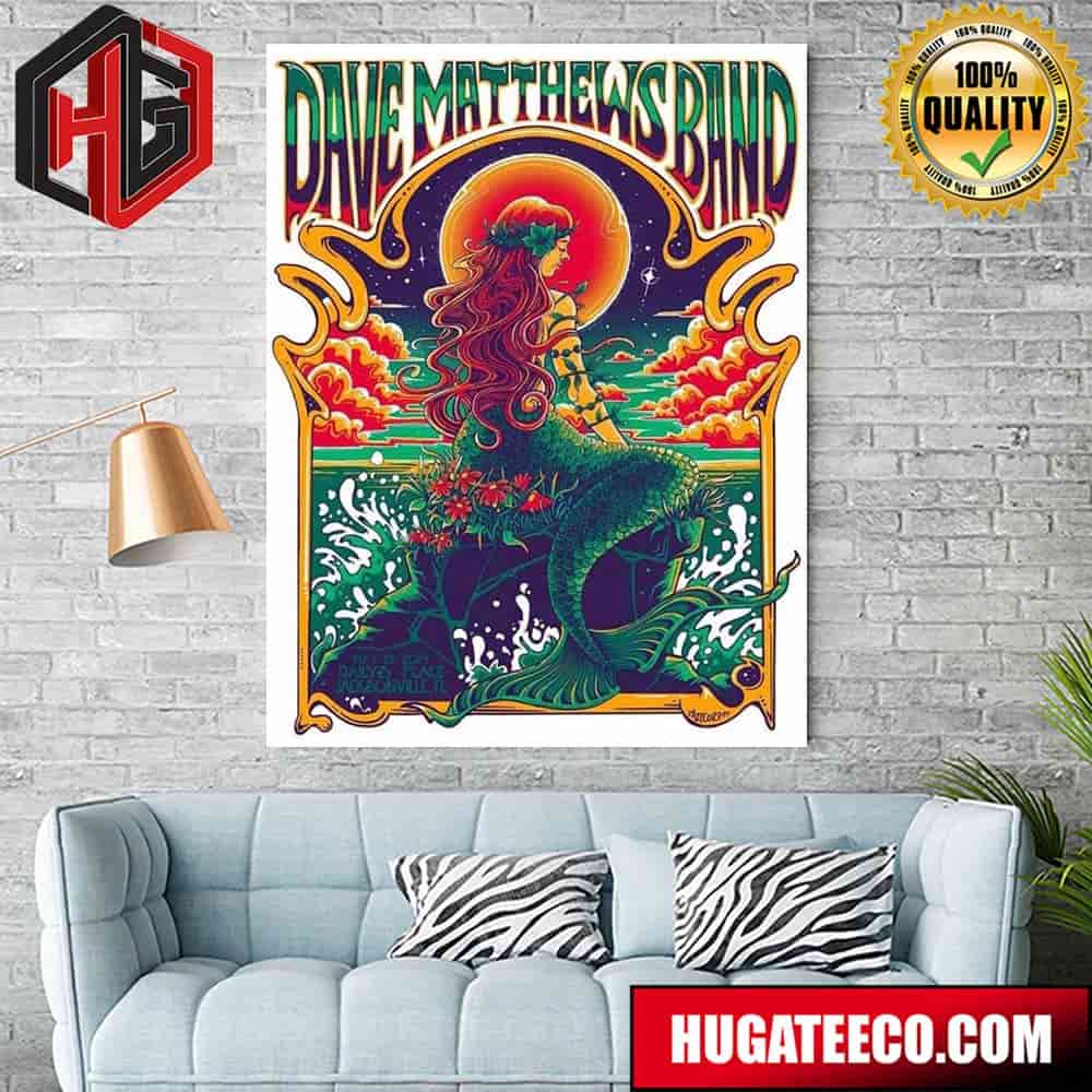 Dave Matthews Band May 29th 2024 Daily‚Äôs Place Jacksonville Fl Poster Canvas