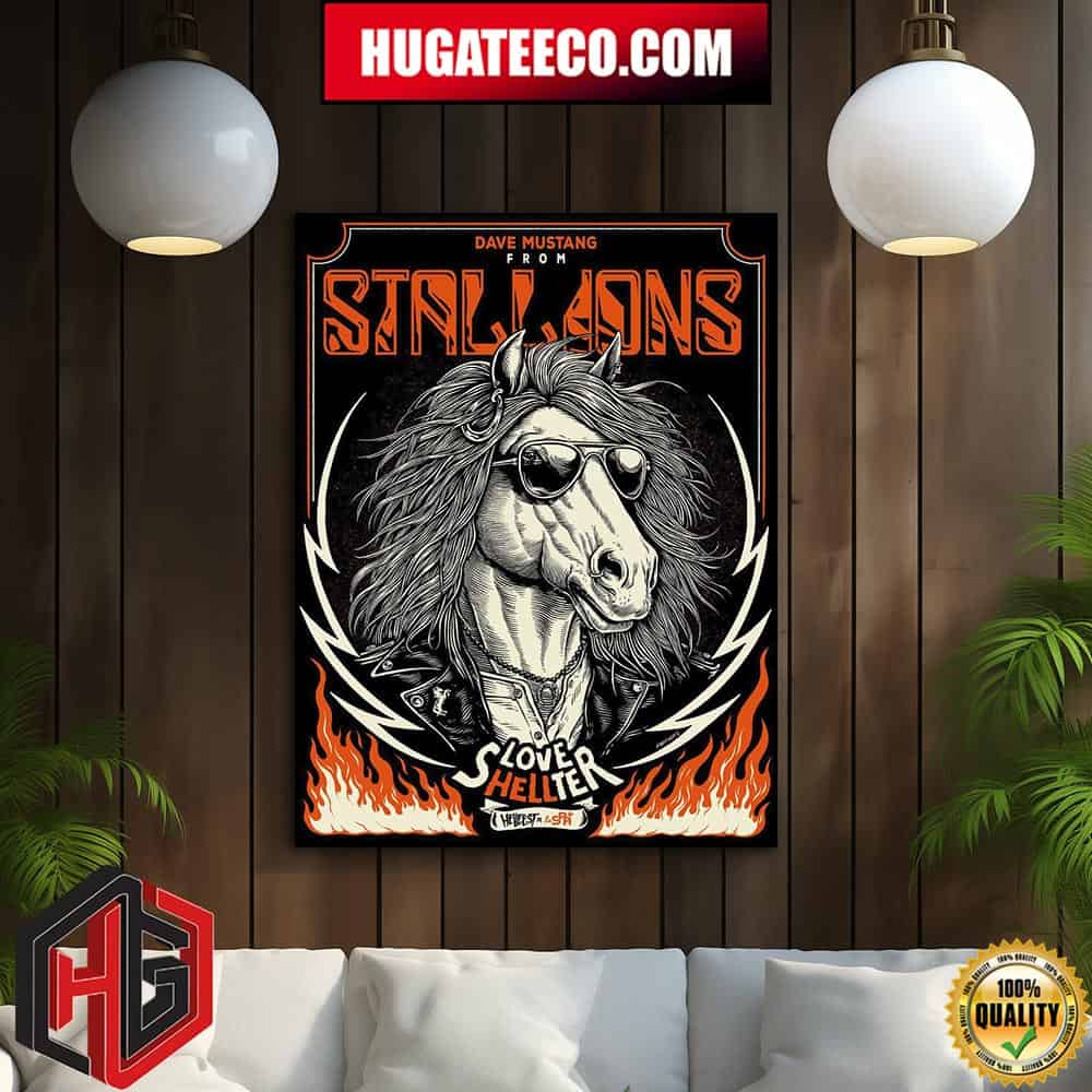 Dave Mustang From Stallions New Resident Of Love Shellter Spa‚Äôs Love Shelter At Hellfest Open Air Festival Home Decor Poster Canvas
