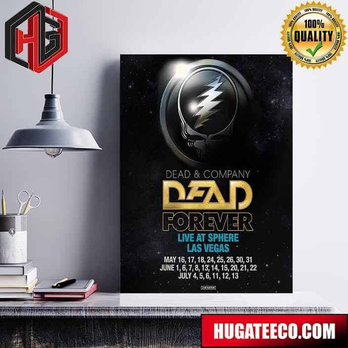 Dead And Company Dead Forever Live At Sphere Las Vegas 2024 Tour Poster Canvas