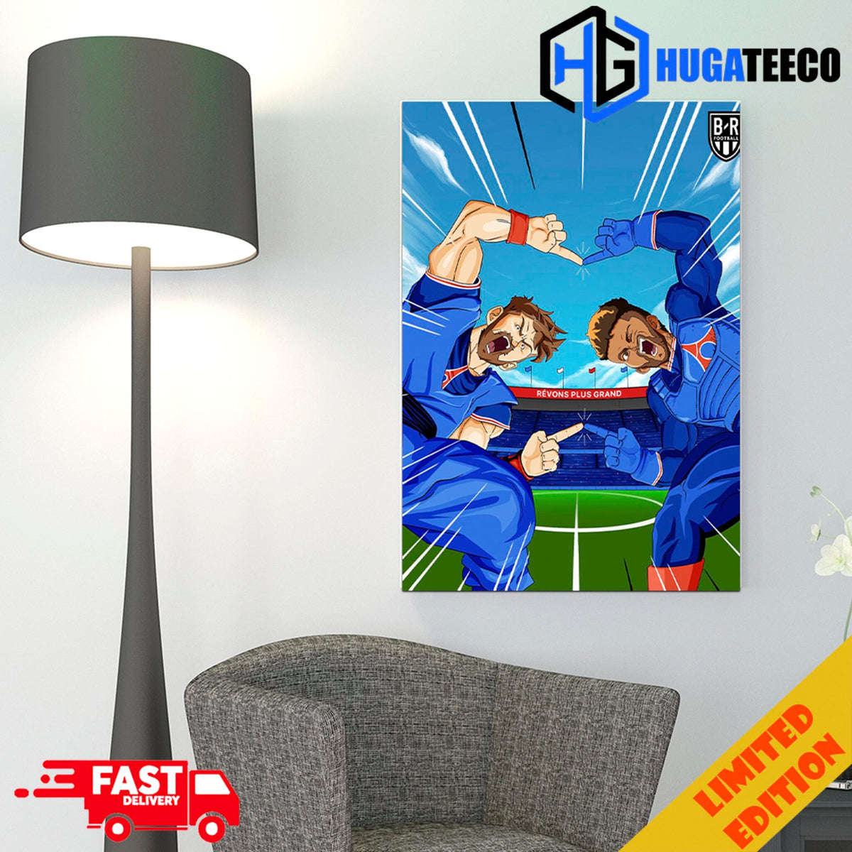 Dragon Ball Lionel Messi And Neymar Are Showing Off Their Terrifying Chemistry When They Were At Paris Saint-Germain With For Inspiration RIP Akira Toriyama Poster Canvas