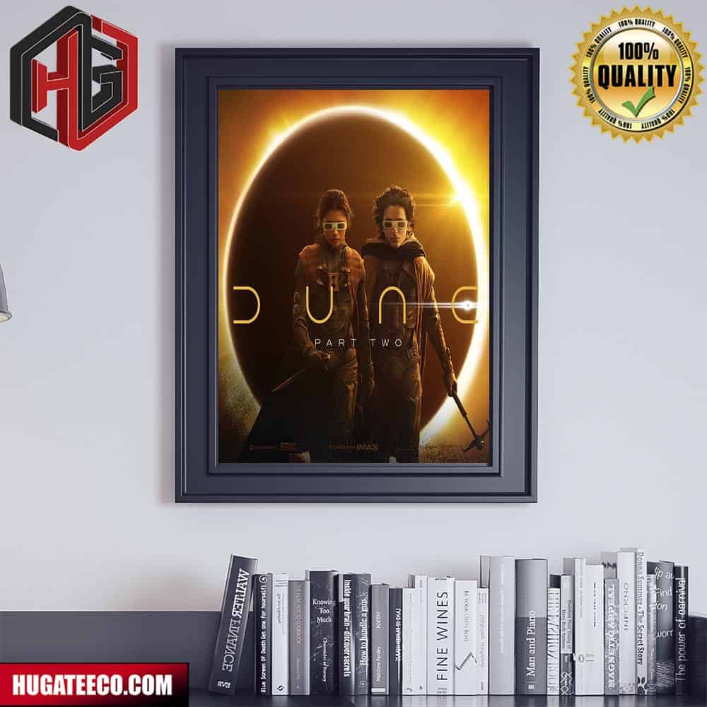 Dune Part Two X Total Eclipse 2024 Poster Canvas