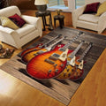 Electric Guitar Love Music Rug