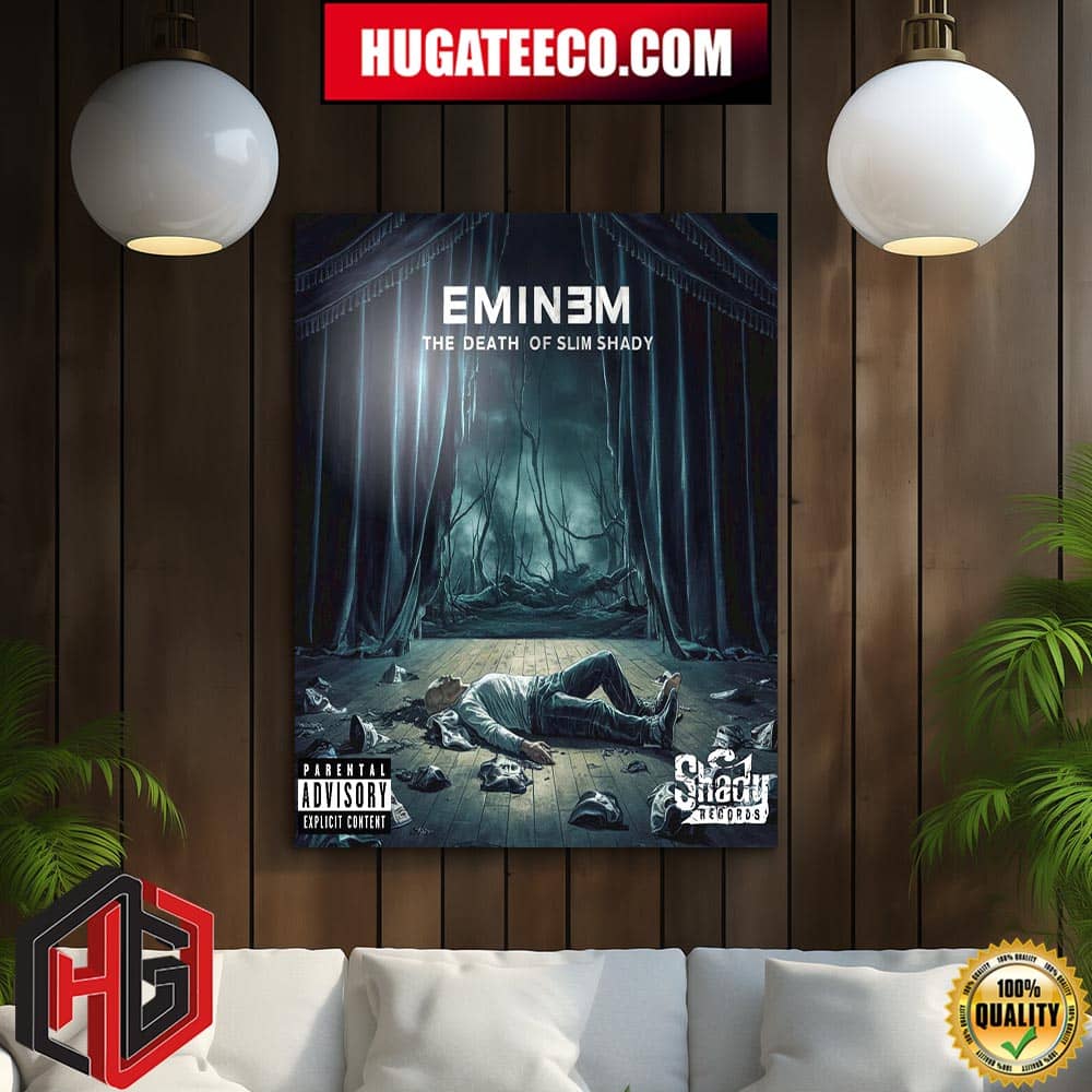 Eminem‚Äôs Next Album The Death Of Slim Shady Home Decor Poster Canvas