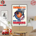 Exclusive Limited Edition Print At New Amsterdam Vodka NHL Pregame Retail Locations MetLife Stadium Parking Lot G x Fanatics New York Rangers vs New York Islanders Poster Canvas