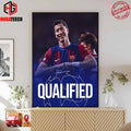FC Barcelona Are Qualified To UEFA Champions League Quarter Finals Poster Canvas