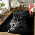 Fenrir Art Viking Area Rug