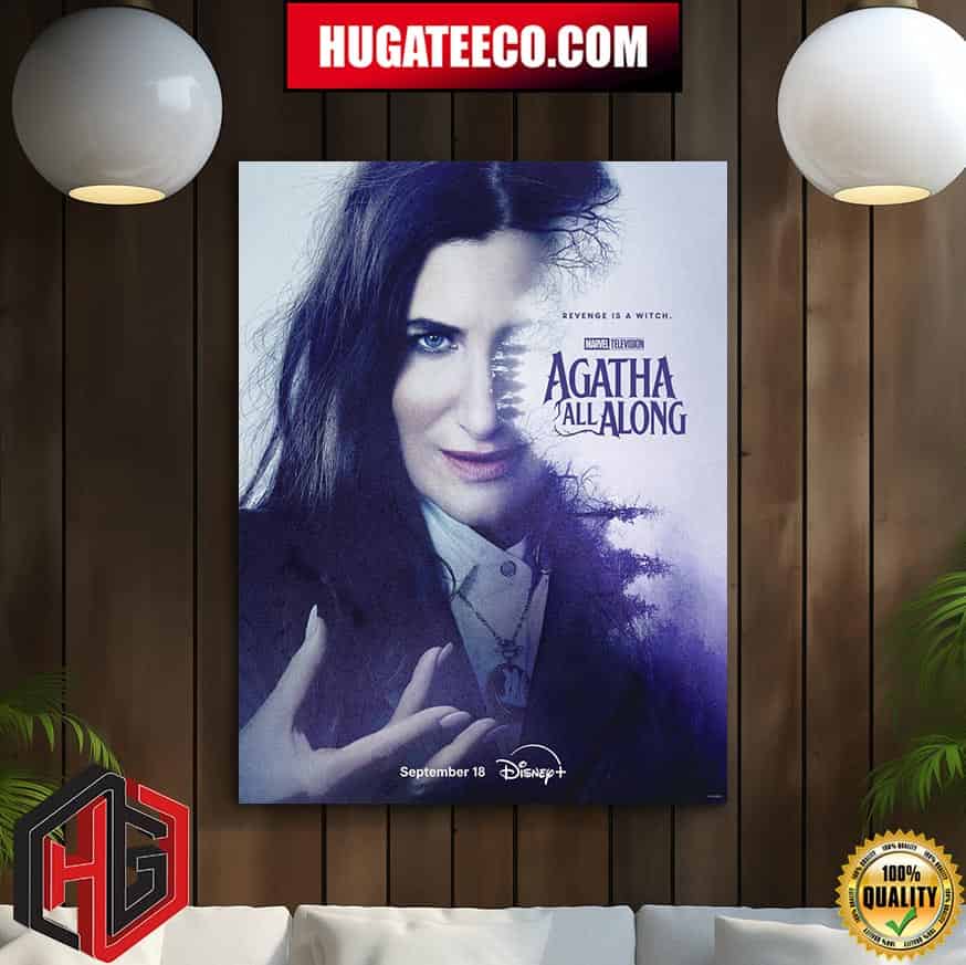 First Poster For Agatha All Along Releasing On September 18 On Disney Home Decor Poster Canvas