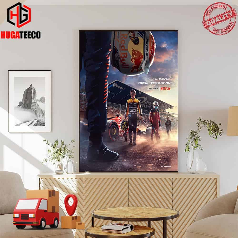 Formula 1 Drive To Survive Season 6 On Netflix Tl Design Poster Canvas