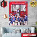 Fresno State Baseball The Diamond ‚ÄòDogs Are 2024 Mountain West Champions NCAA Poster Canvas