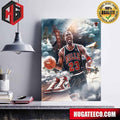 GOAT Michael Jordan Chicago Bulls NBA Poster Canvas