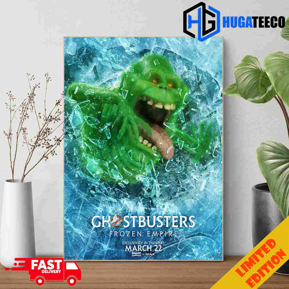 Ghostbusters Frozen Empire Exckusively In Theaters 22nd March 2024 Poster Canvas