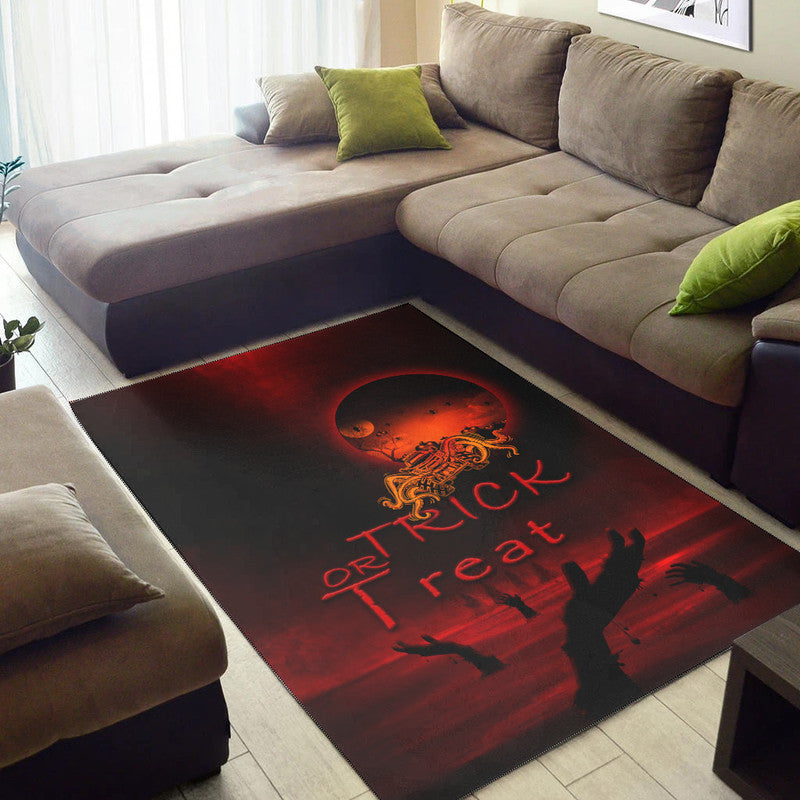 Jeep Moon Area Rug Horror Zombie Hand TN1607261642