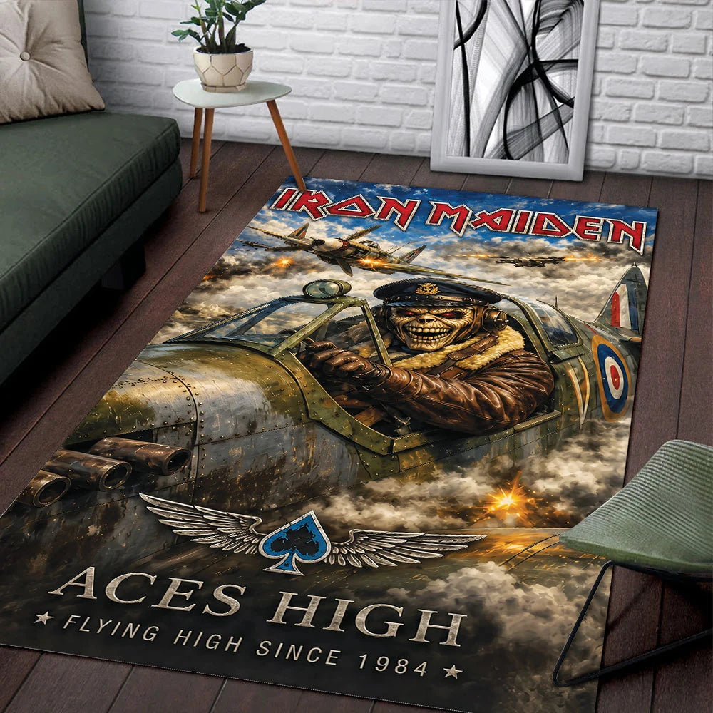 Iron Maiden Rectangular Rug – TMTHU10058