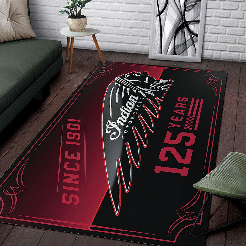Indian Motorcycle 125th Anniversary Rectangular Rug – TMTHU8107
