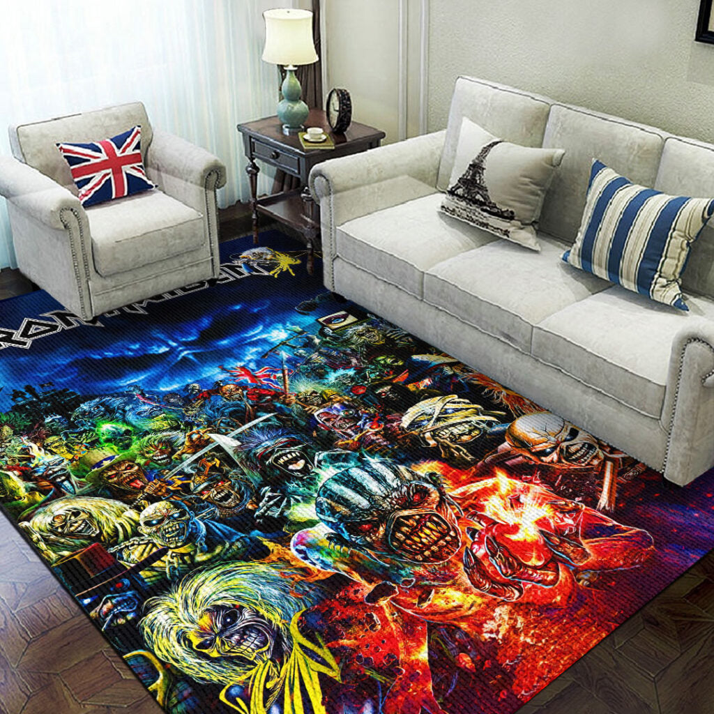 Iron Maiden Rectangular Rug – HOATT17960