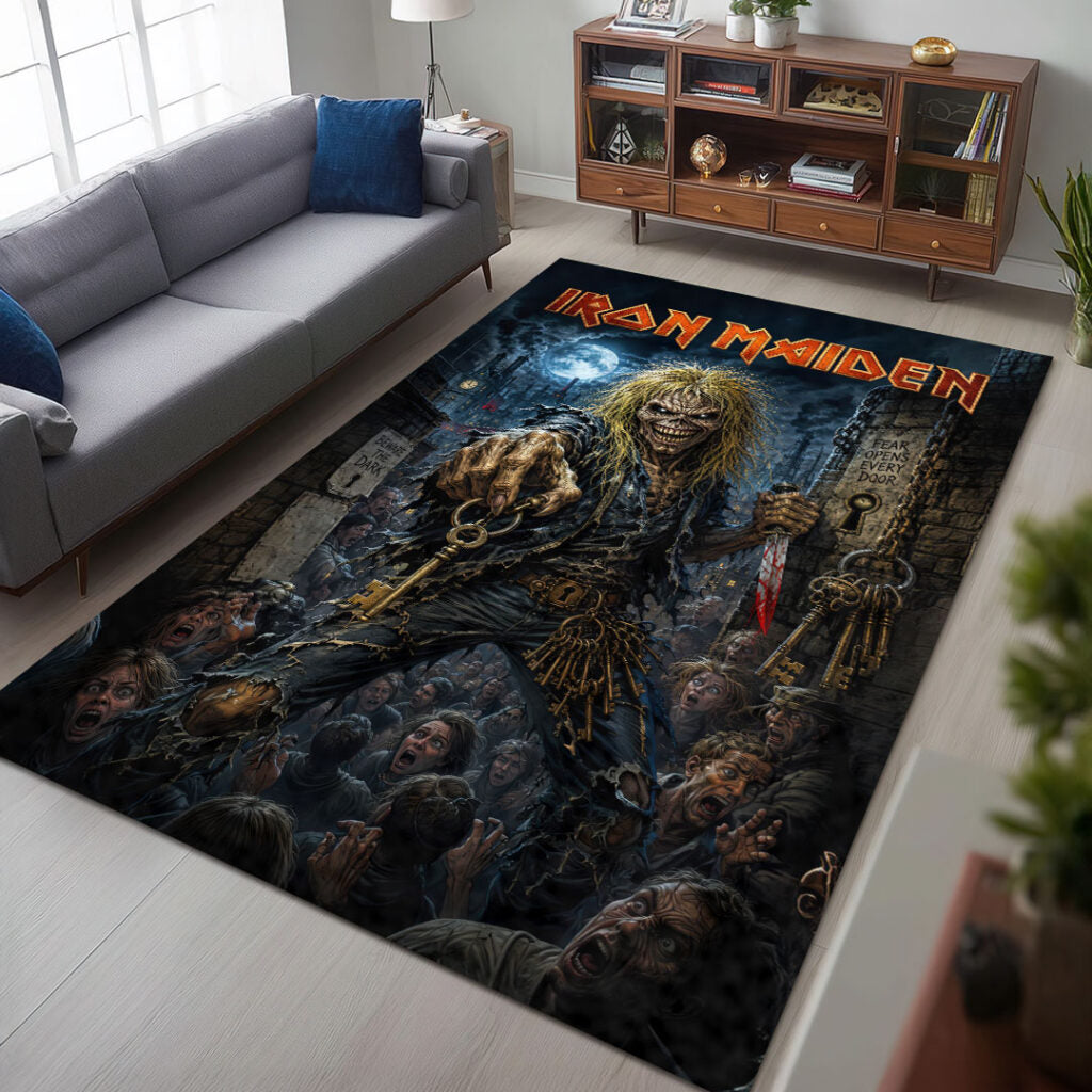 Iron Maiden Rectangular Rug – HOATT18831