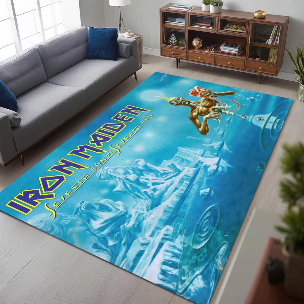 Iron Maiden Rectangular Rug – HOATT20055