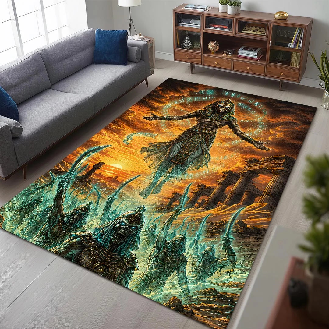 Iron Maiden Rectangular Rug – HOATT21628