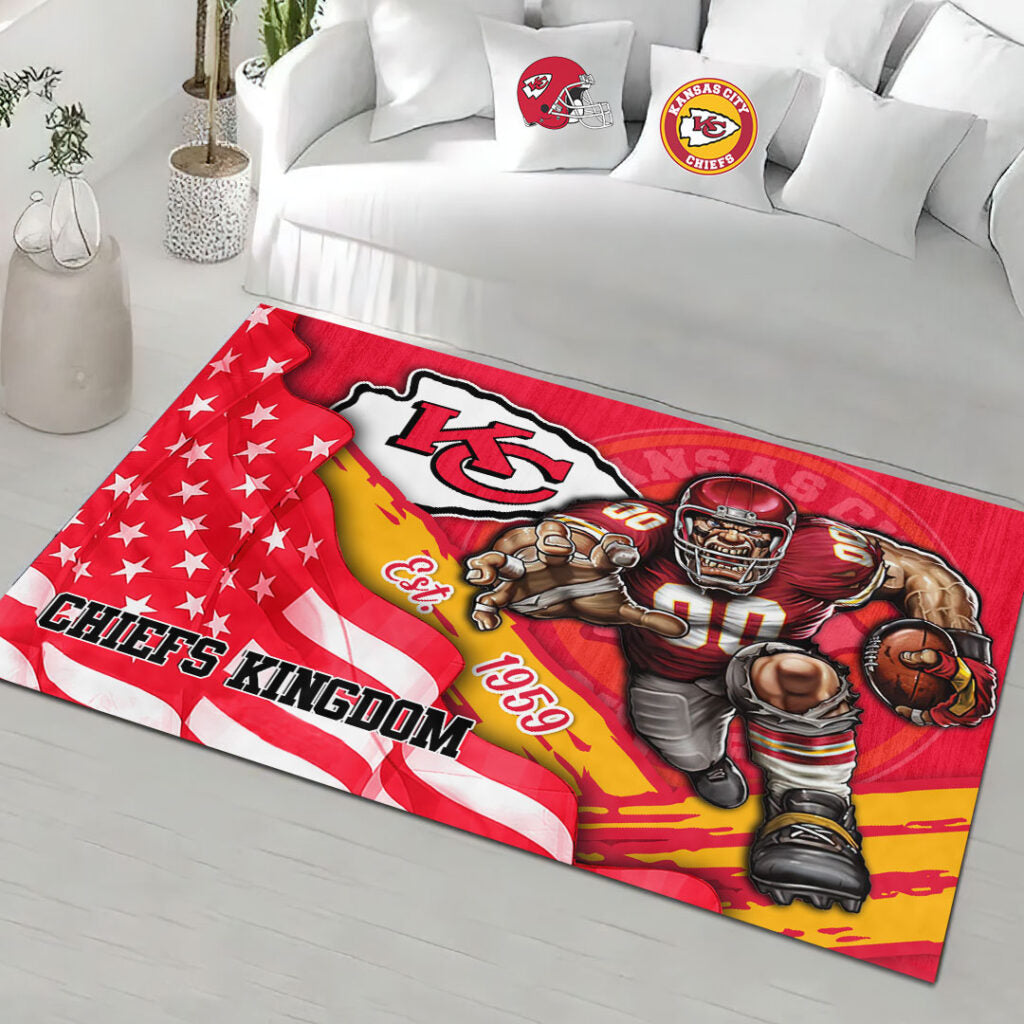 Kansas City Chiefs Rectangular Rug – HOATT13165