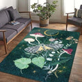 Moth And Mushroom Area Rug