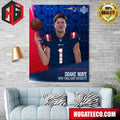 2024 NFL Draft Qb North Carolina Drake Maye New England Patriots Poster Canvas