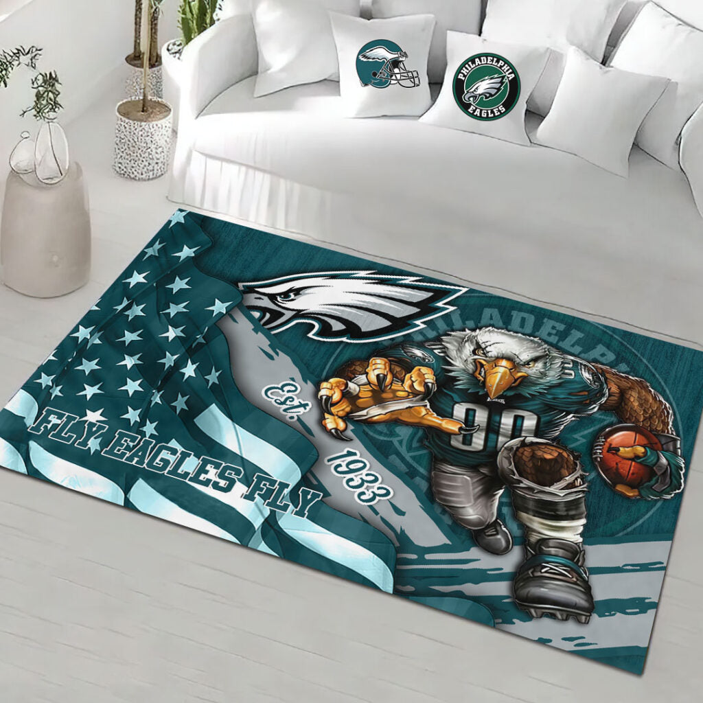 Philadelphia Eagles Rectangular Rug – HOATT13175