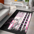 JEEP Breast Cancer - Area Rug Flag American with Flowers TN1607261647
