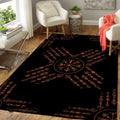 Raven Vegvisir Viking Area Rug