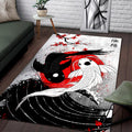 Koi Fish, Koi Pond Square Rug