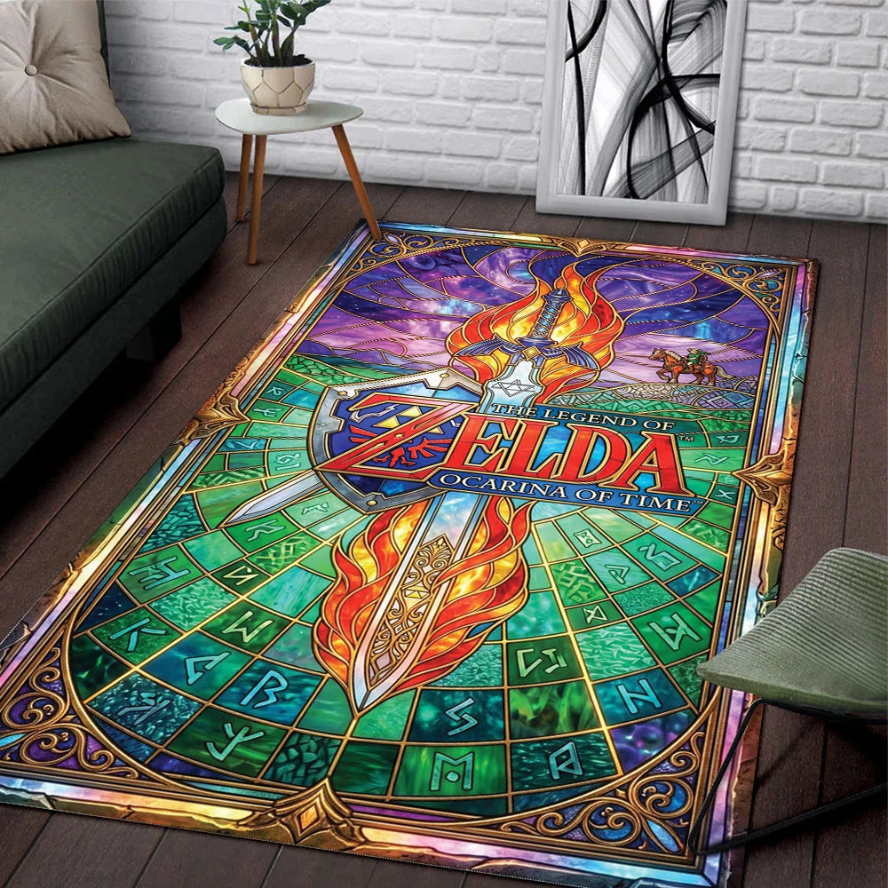 The Legend of Zelda: Ocarina of Time Rectangular Rug – MAITM15401