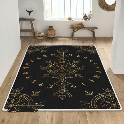 Vegvisir Viking Area Rug