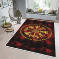 Viking Vegvisir Area Rug Viking Area Rug