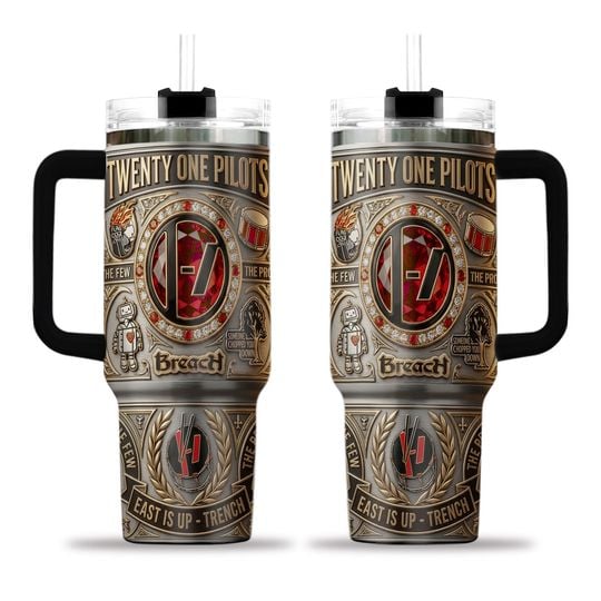 Pilotss band Music 40Oz Tumbler With Handle